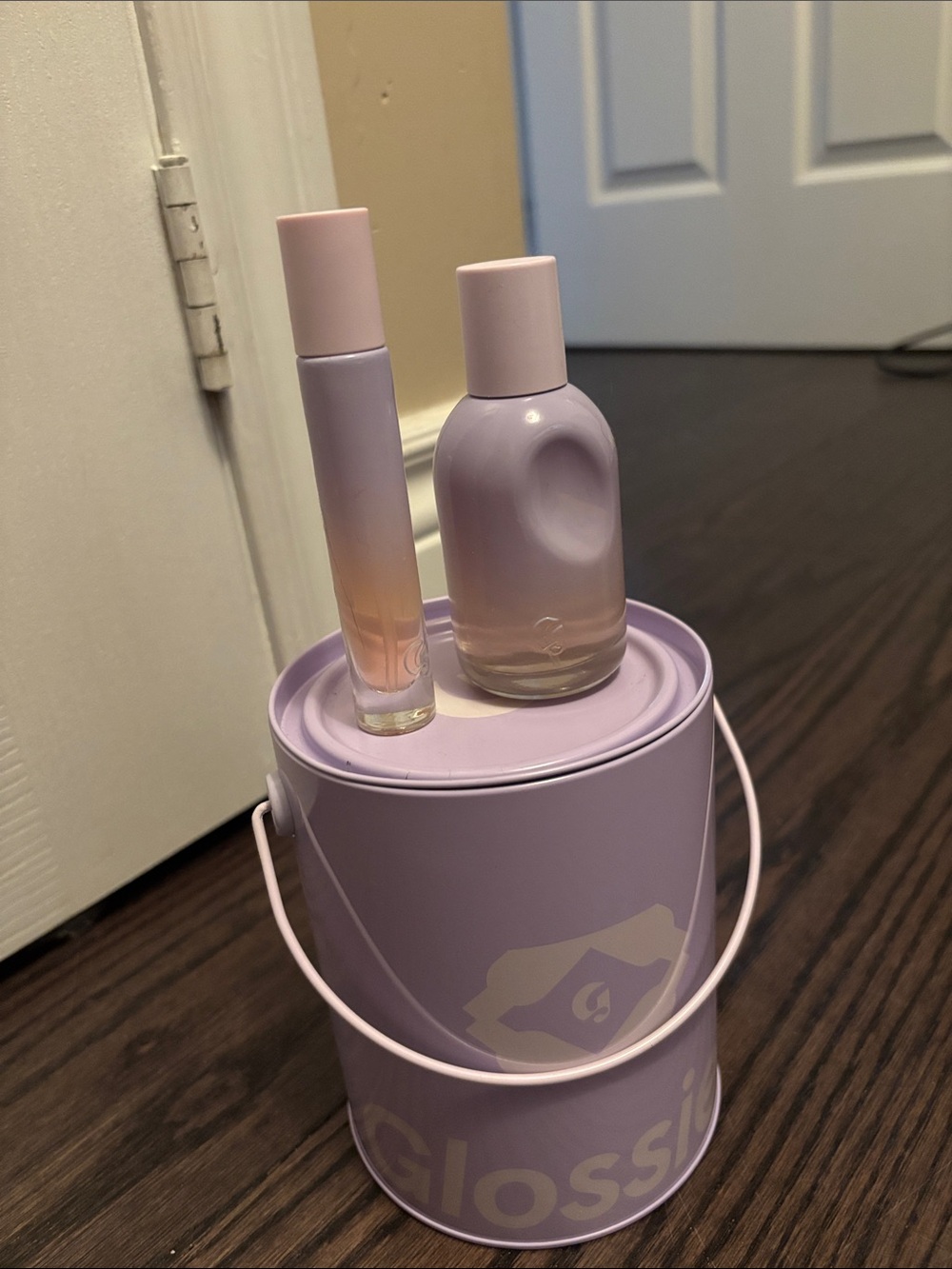 Glossier You Fleur Giftset with limited edition paint can storage